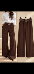 Pantalon ceinturé chez Imane.